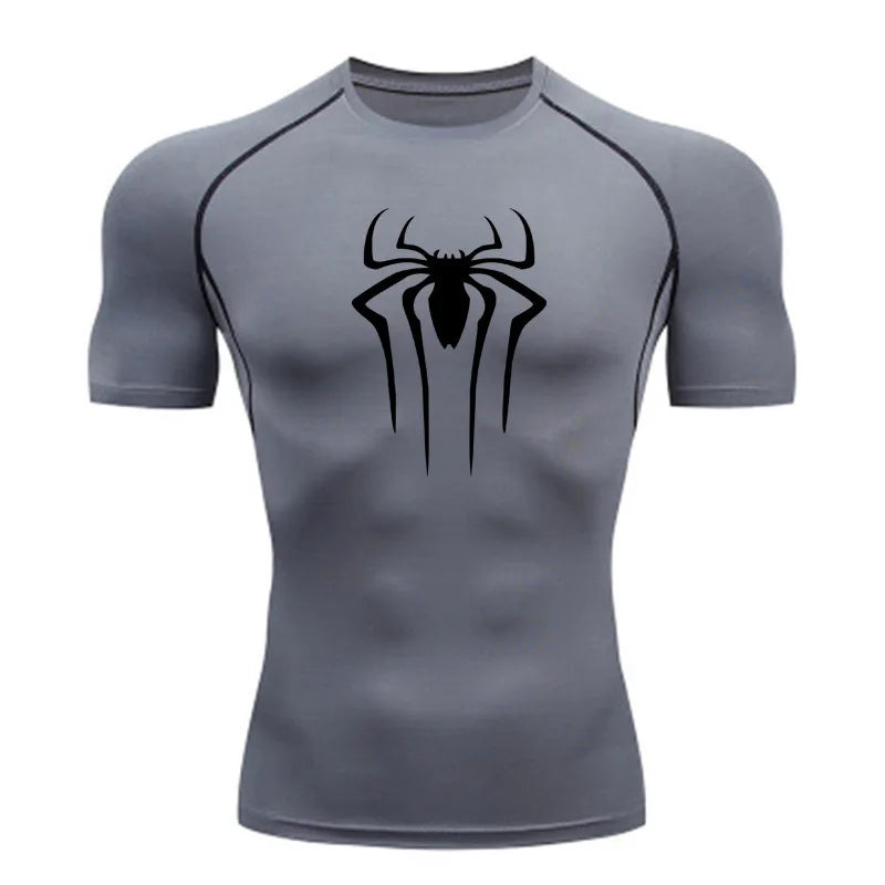 New Compression Shirt Men Fitness Gym Super Hero Sport Running TShirt Rashgard Tops Tee Quick Dry Short Sleeve TShirt For Men