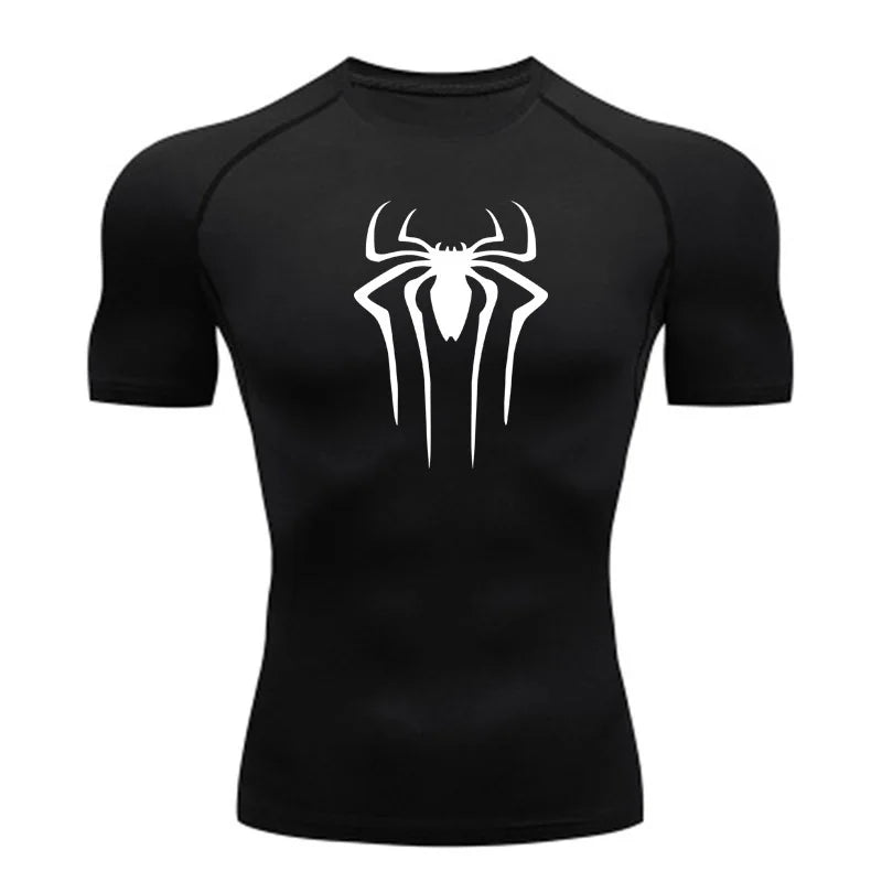 New Compression Shirt Men Fitness Gym Super Hero Sport Running TShirt Rashgard Tops Tee Quick Dry Short Sleeve TShirt For Men