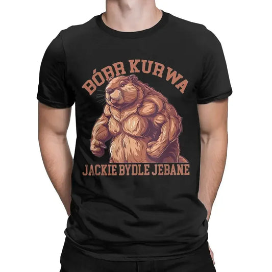 Summer Bobr Kurwa Bober Beaver for Men Women T Shirts Poland Polish Animal Meme Apparel Novelty Tees TShirt